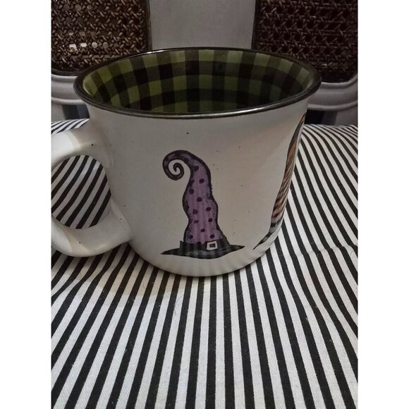 Cobwebs & Cauldrons Witch Hat Whimsical Halloween Coffee Mug Homegoods - Picture 6 of 9
